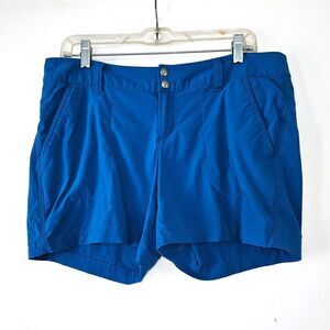 COLUMBIA Omni-Shield Coral Point III Shorts Sun Protection Blue Size 12